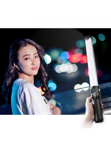 Godox LC500 Handheld LED Ice Light Video Photography Light Stick Bi-color Temperature Adjustable Brightness Built-in Rechargable Battery with Carrying Bag