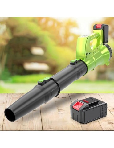 Cordless Leaf Blower with 21V Battery Charger Variable Speed Lightweight for Lawn Care Snow Blowing and Cleaning Debris and Dust US Plug