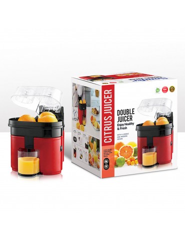 Electric Fruit Squeezer, Fast Double Squeezer for Orange or Lemon Juice for Home Use, 220 V, 90W