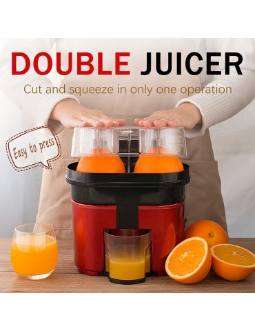 Electric Fruit Squeezer, Fast Double Squeezer for Orange or Lemon Juice for Home Use, 220 V, 90W