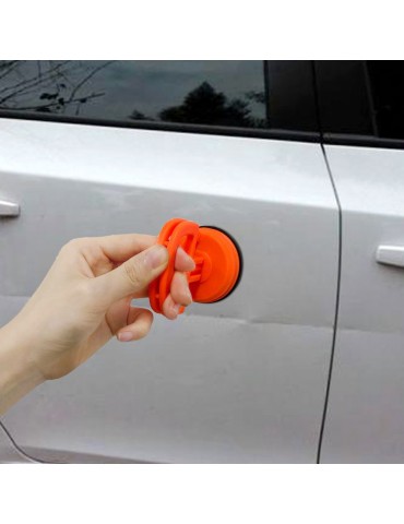 Paintless Dent Repair Tools Kit 1Pcs Red Dent Puller Removal Tool with 10Pcs Plastic Glue Tabs and 1Pcs Glass Lifter Car Suction Cup Vacuum Glass Lifter