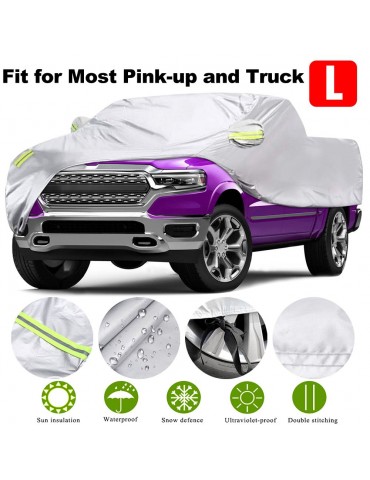 Truck Cover, All Season Car Cover for Pickup Truck, Against Dust, Debris, Windproof UV Protection 170T Replacement for Ford Raptor F150 F250 GMC