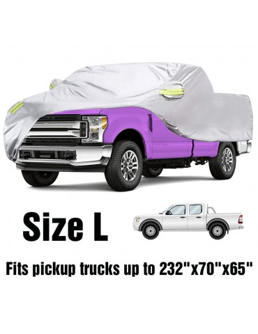 Truck Cover, All Season Car Cover for Pickup Truck, Against Dust, Debris, Windproof UV Protection 170T Replacement for Ford Raptor F150 F250 GMC