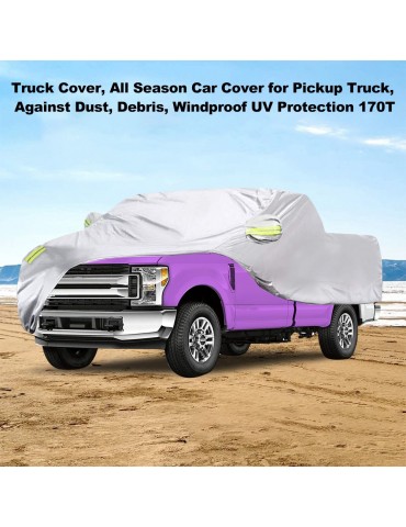 Truck Cover, All Season Car Cover for Pickup Truck, Against Dust, Debris, Windproof UV Protection 170T Replacement for Ford Raptor F150 F250 GMC