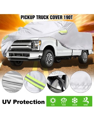 Truck Cover, All Season Car Cover for Pickup Truck, Against Dust, Debris, Windproof UV Protection 170T Replacement for Ford Raptor F150 F250 GMC