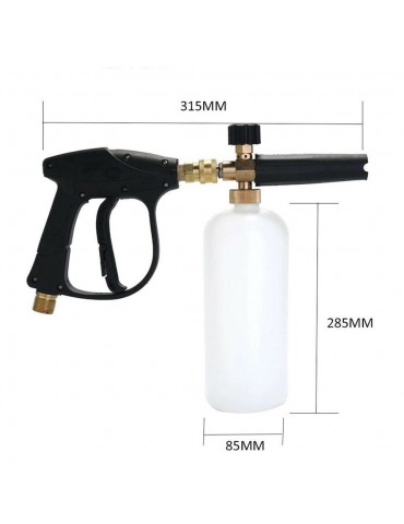 1/4 Inch Snow Foam Washer Sprayer Car Wash Soap Lance Spray Pressure Jet Bottle