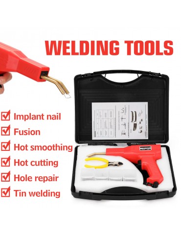 Handy Plastics Welders Garage Tools Hot Staplers Machine Staple PVC Repairing Machine Car Bumper Repairing Stapler Welding Tool