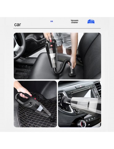 Car Vacuum Cleaner Dust Buster 120W 6000Pa Strong Suction Handheld Vacuum Wireless Quick Charging Portable for Home Kitchen Car Wet Dry Cleaning