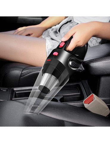 Car Vacuum Cleaner Dust Buster 120W 6000Pa Strong Suction Handheld Vacuum Wireless Quick Charging Portable for Home Kitchen Car Wet Dry Cleaning