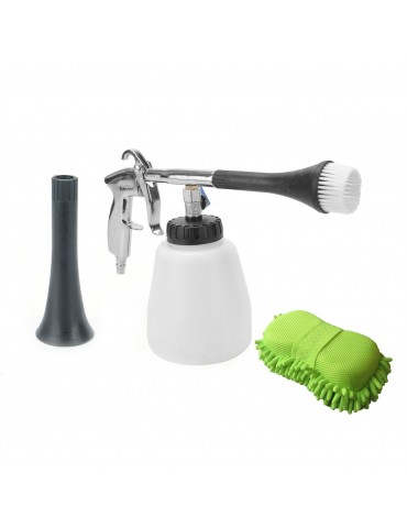 Wash Sprayer & Bottle with Brush Sponge High Pressure Car Interior Exterior Cleaning Tools