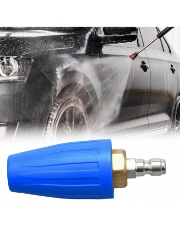 High Pressure 4000PSI 1/4'' Washer Rotating Motor Nozzle Spray Tip Quick Connect