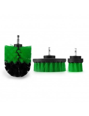 9Pcs Drill Brush Attachment Kit Power Scrubber Drill Brushes with 6 Inch Long Reach Extension Car Bathroom Cleaning