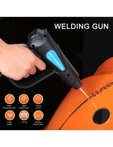 70W Hot Stapler, Plastic Welding Machine Car Bumper Repair Kit, 4 types Flat/Outside Corner/Inside Corner/Wave Staples, Welding Repairing Machine Welder Gun Repair