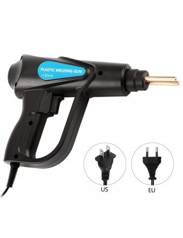 70W Hot Stapler, Plastic Welding Machine Car Bumper Repair Kit, 4 types Flat/Outside Corner/Inside Corner/Wave Staples, Welding Repairing Machine Welder Gun Repair