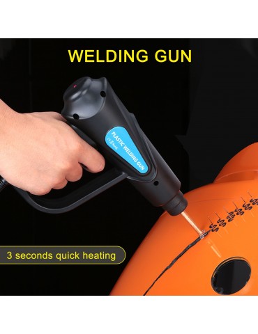 70W Hot Stapler, Plastic Welding Machine Car Bumper Repair Kit, 4 types Flat/Outside Corner/Inside Corner/Wave Staples, Welding Repairing Machine Welder Gun Repair