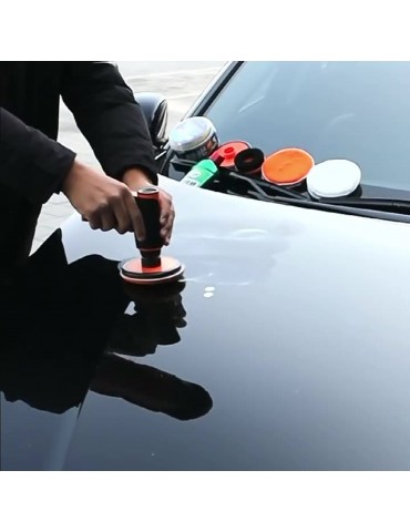 Car Mini Cordless Polisher Wireless Polishing Machine With Brush Scratch Repair Portable Handheld Car Detailing Tools