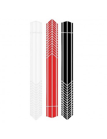 1Pair Car Sticker Sports Racing Stripe Graphic Stickers Body Side Door Vinyl Decals Auto Decoration