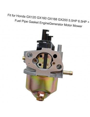 Carburetor Carb Fit for Honda GX120 GX160 GX168 GX200 5.5HP 6.5HP + Fuel Pipe Gasket EngineGenerator Motor Mower