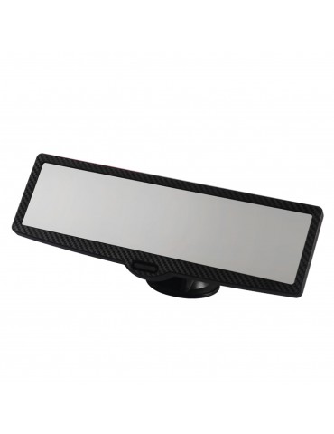 Anti Glare Rear View Mirror, Suction Cup Universal Rearview Mirror with Ambient Lighting, 360°Adjustable for Car Truck, 248*70mm