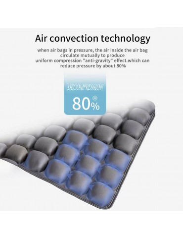 Air Seat Cushion for Office, Driving, Gaming Chair- 3D Stereo Air Cushion for Hip Stress Relief