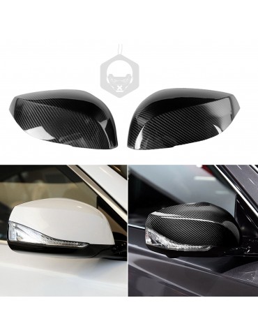 Carbon Fiber Rear Mirror Stickers Replacement For Infiniti Q50 Q60 QX50 QX60 Accessories