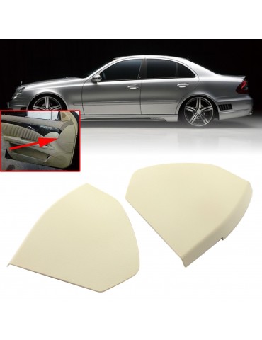 Left&Right Car Front Interior Door Plastic Cover Panel Trim 2117270248 Replacement for Mercedes Benz E-Class W211 2003-2009