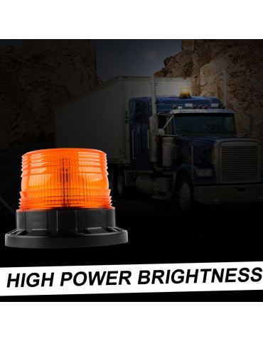 LED Strobe Light Emergency Warning Flash Beacon Light with Magnetic Base for Truck Vehicle School Bus