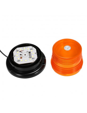 LED Strobe Light Emergency Warning Flash Beacon Light with Magnetic Base for Truck Vehicle School Bus