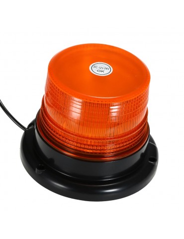 LED Strobe Light Emergency Warning Flash Beacon Light with Magnetic Base for Truck Vehicle School Bus