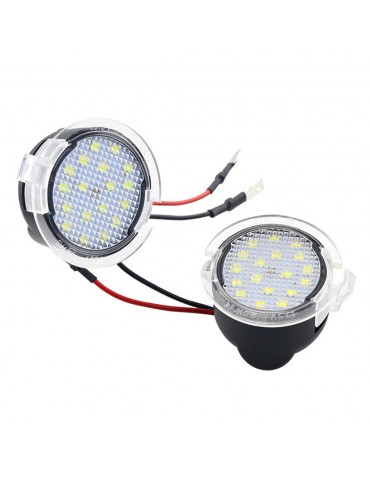 2 PCS 18 LED Under Mirror Puddle Light  Replacement for Ford Mondeo S-Max EDGE Explorer F-150