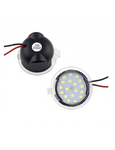 2 PCS 18 LED Under Mirror Puddle Light  Replacement for Ford Mondeo S-Max EDGE Explorer F-150