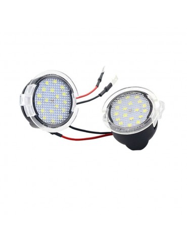 2 PCS 18 LED Under Mirror Puddle Light  Replacement for Ford Mondeo S-Max EDGE Explorer F-150