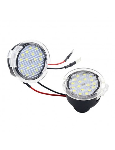 2 PCS 18 LED Under Mirror Puddle Light  Replacement for Ford Mondeo S-Max EDGE Explorer F-150