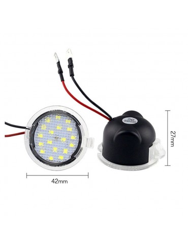 2 PCS 18 LED Under Mirror Puddle Light  Replacement for Ford Mondeo S-Max EDGE Explorer F-150