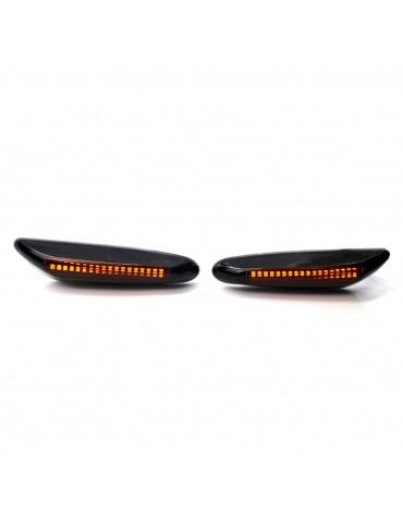 2 Pcs Smoke LED Side Marker Light Turn Signal Light Lamp  For BMW 3 Series E46 E60 E90 E92 E93 E87