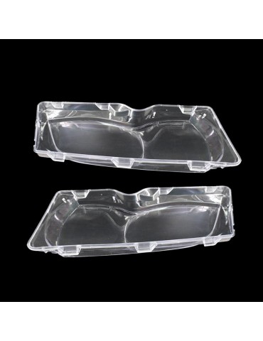 One Pair of Headlight Clear Cover Headlamp Lense Lens Front Headlamp Lens Replacemnt for BMW E46 3-series 4 Door 02-05