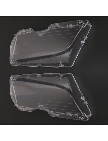 One Pair of Headlight Clear Cover Headlamp Lense Lens Front Headlamp Lens Replacemnt for BMW E46 2DR M3 325Ci 01-06 Base Coupe 2 Door 1999-03