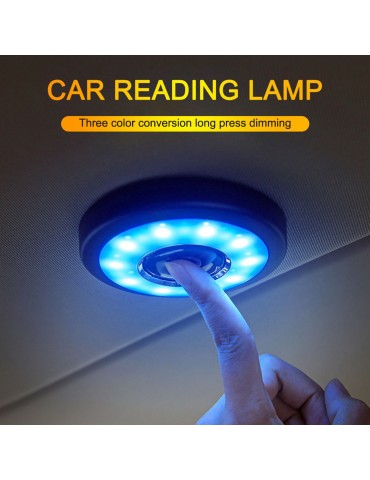 LED Car Interior Reading Light Automatic USB Charging Roof Magnet Car Sunlight Trunk Vehicle Interior Roof Light