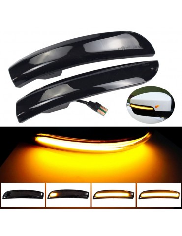 Replacement For Ford Kuga Escape EcoSport 2013- 18 Car LED Dynamic Turn Signal Blinker Light