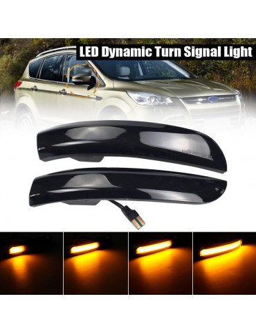 Replacement For Ford Kuga Escape EcoSport 2013- 18 Car LED Dynamic Turn Signal Blinker Light