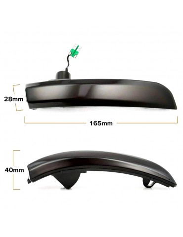 Replacement For Ford Kuga Escape EcoSport 2013- 18 Car LED Dynamic Turn Signal Blinker Light