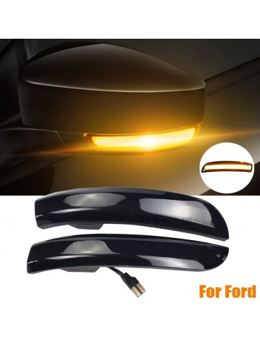 Replacement For Ford Kuga Escape EcoSport 2013- 18 Car LED Dynamic Turn Signal Blinker Light