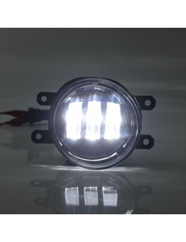 2pcs Fog Light Lamp White/Yellow Dual Color LED Bumper Driving Fog lamp Replacement For Toyota