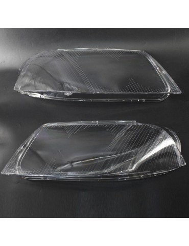 Headlight Headlamp Clear Lens Cover Caps Replacement For Volkswagen VW Passat B5.5 2000-2005