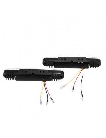 2pcs 30LEDs Car Daytime Running Light DRL Daylight Lamp with Turn Signal Indicators Lights