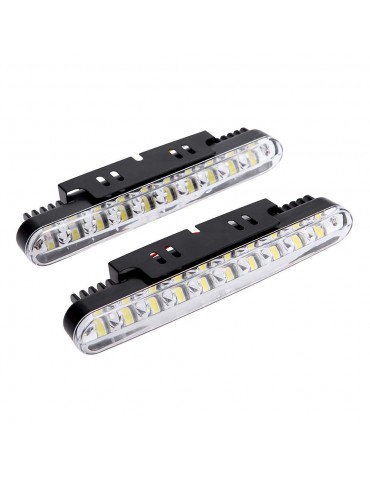 2pcs 30LEDs Car Daytime Running Light DRL Daylight Lamp with Turn Signal Indicators Lights