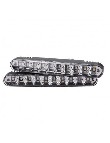 2pcs 30LEDs Car Daytime Running Light DRL Daylight Lamp with Turn Signal Indicators Lights