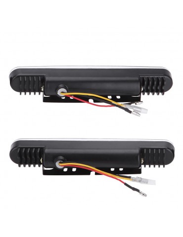 2pcs 30LEDs Car Daytime Running Light DRL Daylight Lamp with Turn Signal Indicators Lights