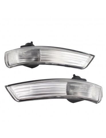 Pair of Mirror Turn Signal Corner Light Lamp Cover Shade Screen for Ford Focus II 2 III 3   Mondeo