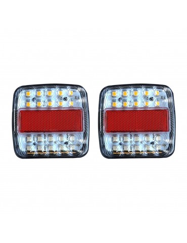 2X 12V 26 LED Light Stop Tail Indicator Truck Trailer Van Bus 4x4 Pickup